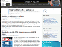 Tablet Screenshot of darrenyates.com.au